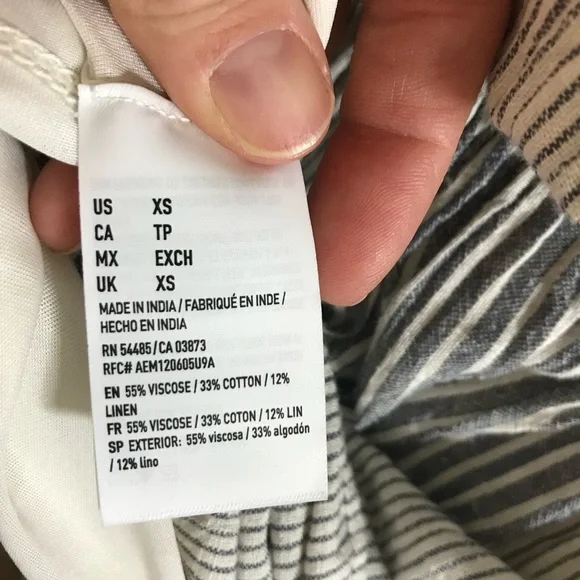 AEO ☀️One shoulder striped dress - Picture 12 of 13